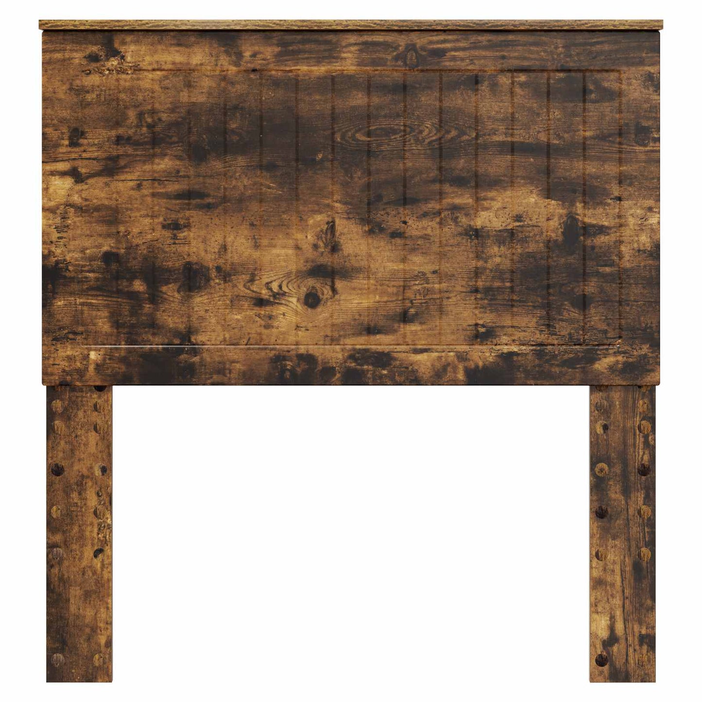 vidaXL Headboard with Headboard Smoked Oak 90 cm Engineered wood