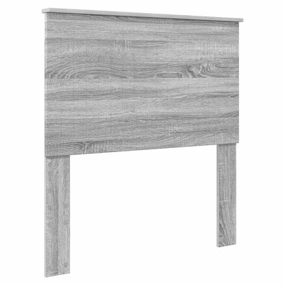 vidaXL Headboard with Headboard Grey Sonoma 90 cm Engineered wood