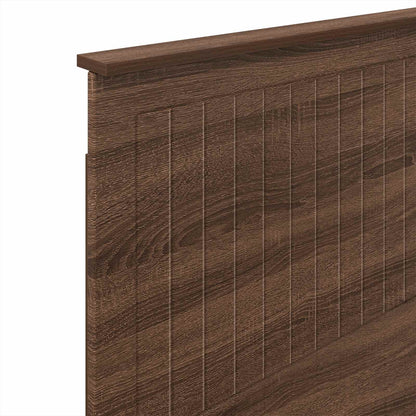 vidaXL Headboard with Headboard Brown Oak 90 cm Engineered wood