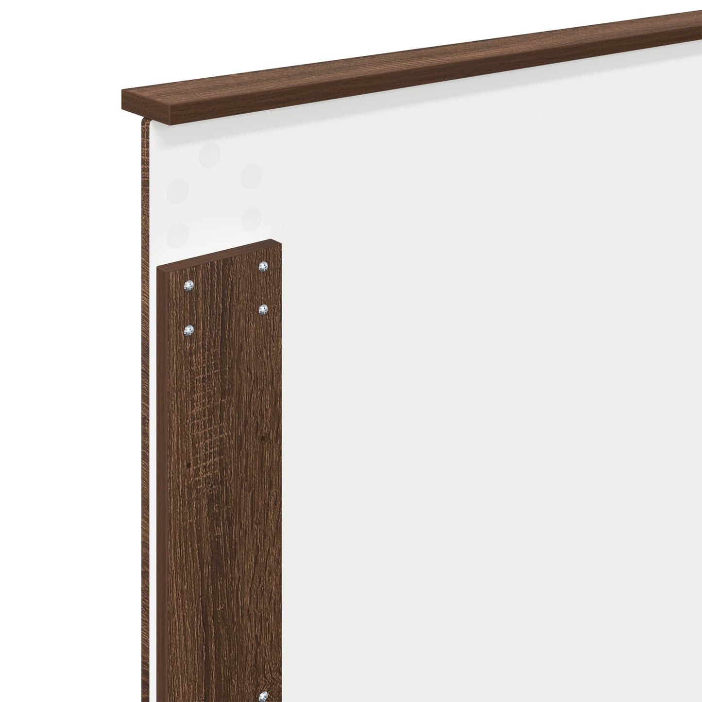 vidaXL Headboard with Headboard Brown Oak 90 cm Engineered wood