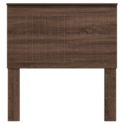vidaXL Headboard with Headboard Brown Oak 90 cm Engineered wood