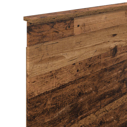 vidaXL Headboard with Headboard Old Wood 90 cm Engineered wood