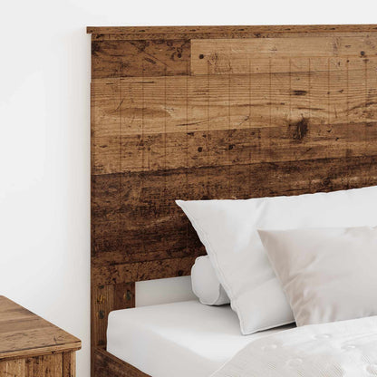 vidaXL Headboard with Headboard Old Wood 90 cm Engineered wood