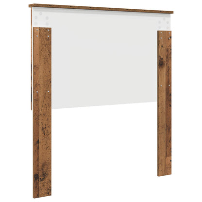 vidaXL Headboard with Headboard Old Wood 90 cm Engineered wood
