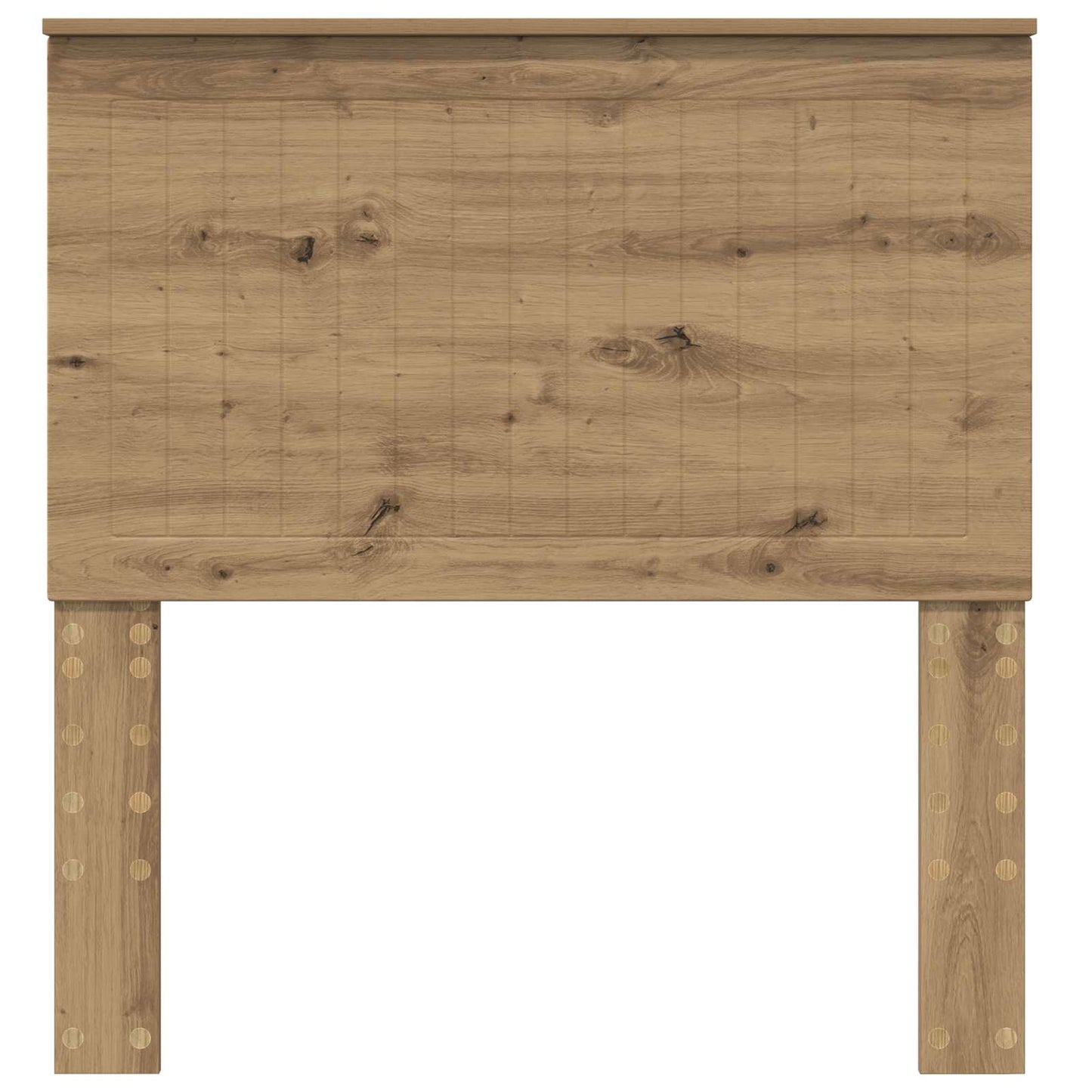 vidaXL Headboard with Headboard Artisan Oak 90 cm Engineered wood