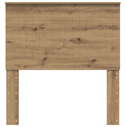 vidaXL Headboard with Headboard Artisan Oak 90 cm Engineered wood