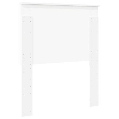 vidaXL Headboard with Headboard White 80 cm Engineered wood