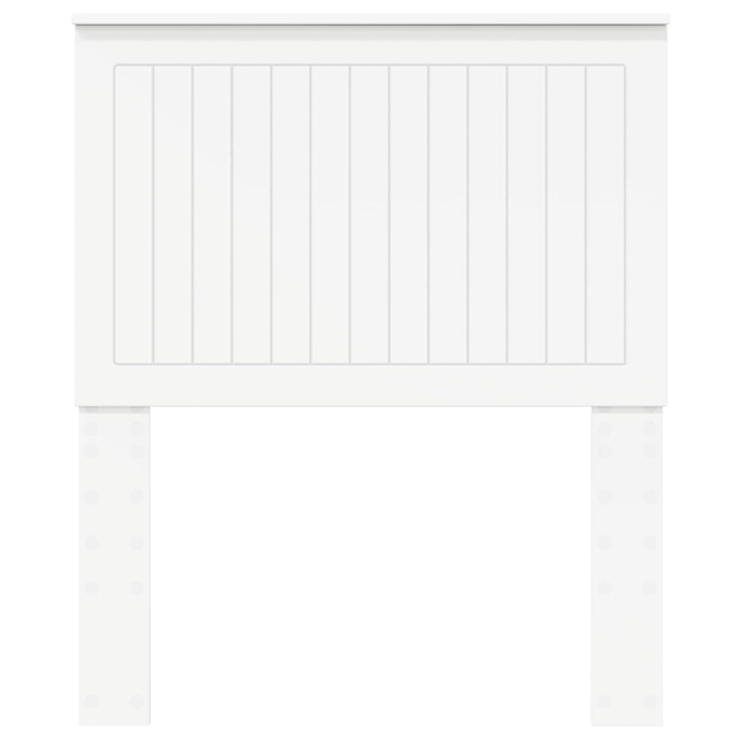 vidaXL Headboard with Headboard White 80 cm Engineered wood