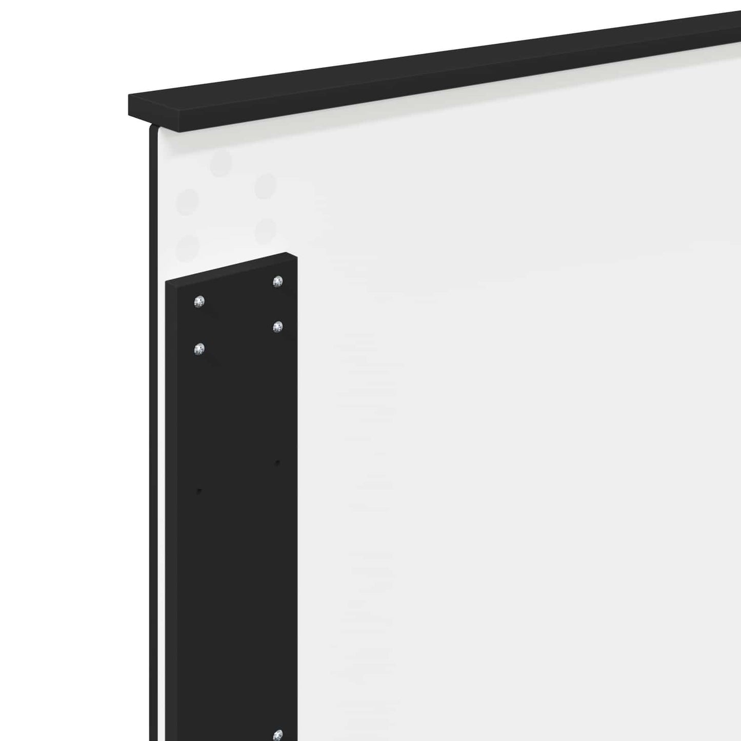vidaXL Headboard with Headboard Black Oak 80 cm Engineered wood
