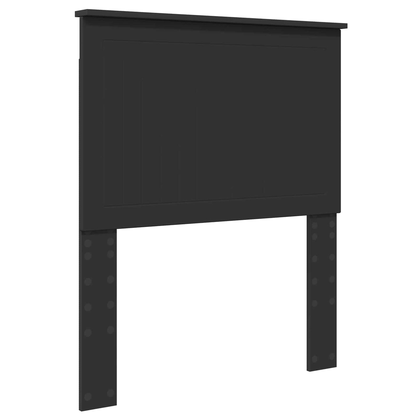vidaXL Headboard with Headboard Black Oak 80 cm Engineered wood