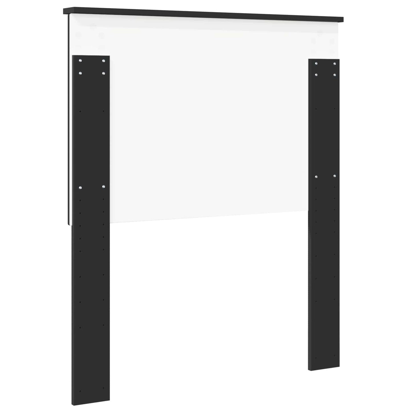vidaXL Headboard with Headboard Black Oak 80 cm Engineered wood