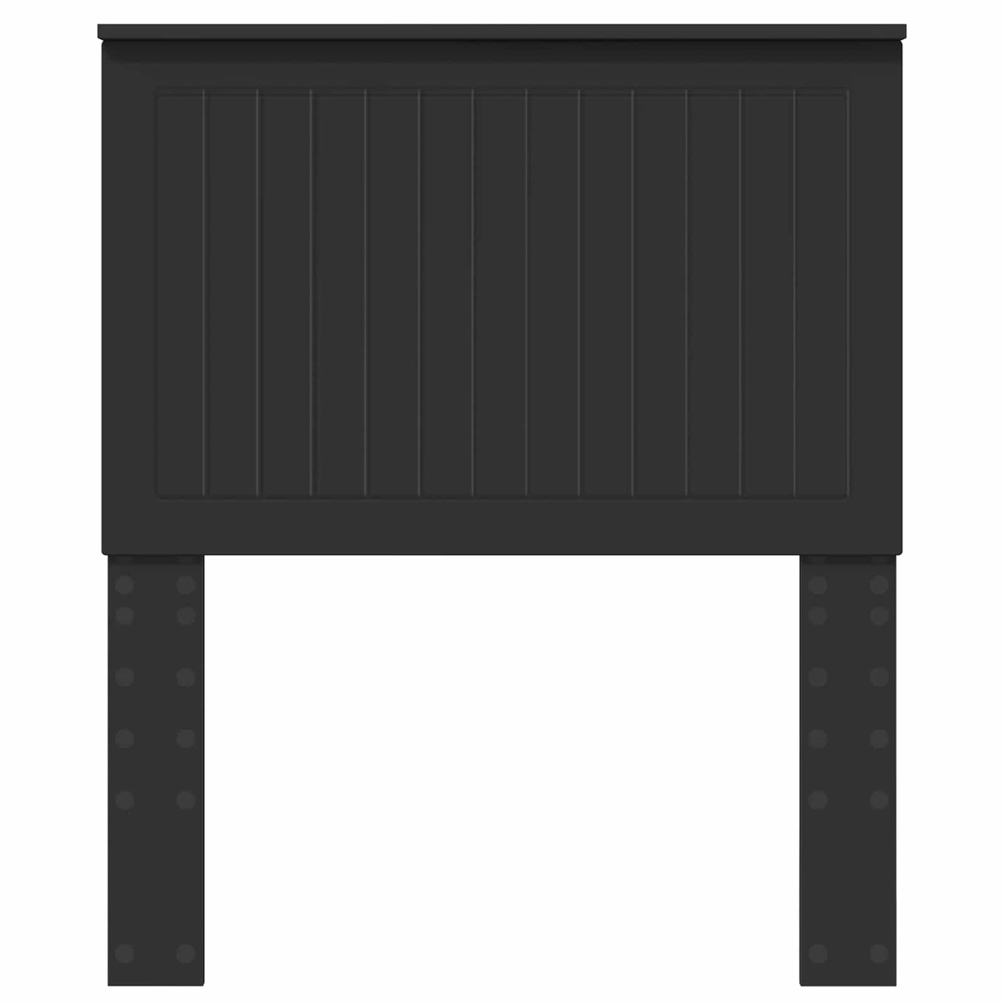 vidaXL Headboard with Headboard Black Oak 80 cm Engineered wood