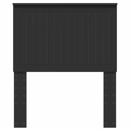 vidaXL Headboard with Headboard Black Oak 80 cm Engineered wood