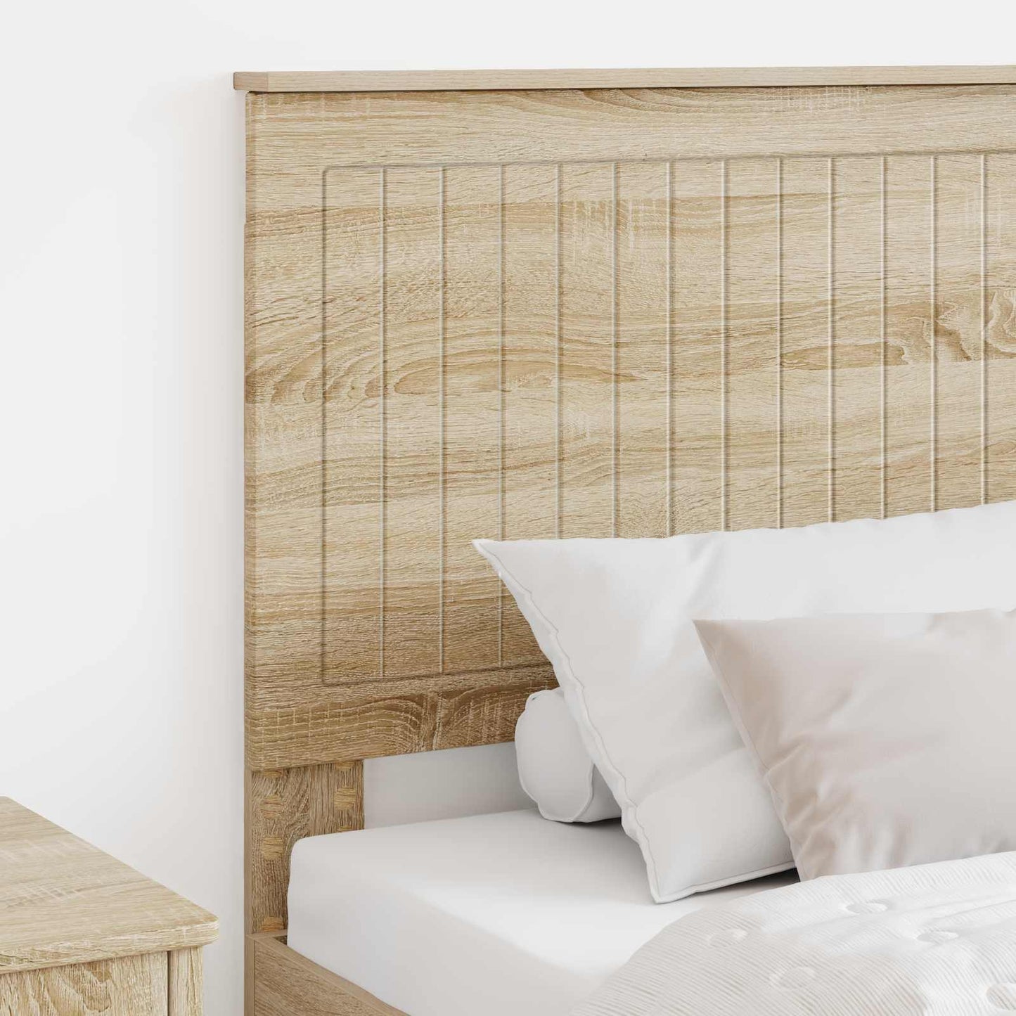 vidaXL Headboard with Headboard Sonoma Oak 80 cm Engineered wood