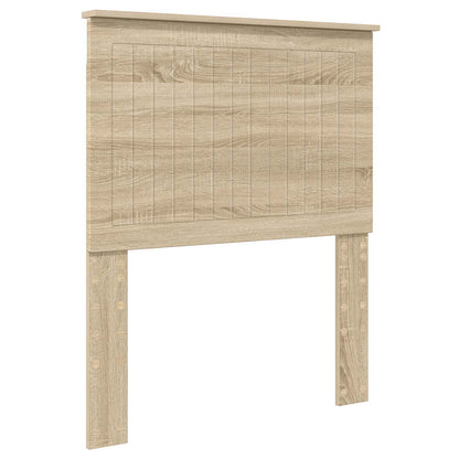 vidaXL Headboard with Headboard Sonoma Oak 80 cm Engineered wood