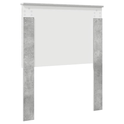 vidaXL Headboard with Headboard Concrete Grey 80 cm Engineered wood