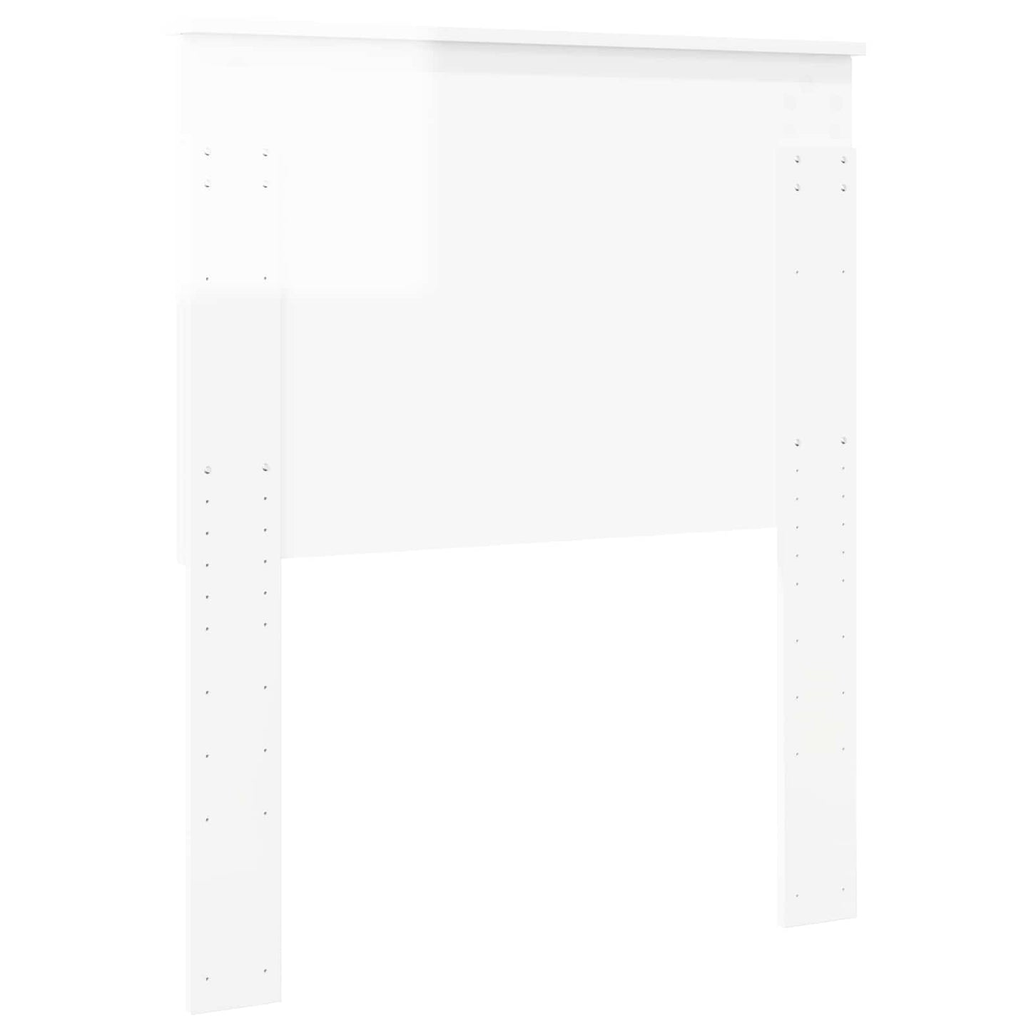 vidaXL Headboard with Headboard Gloss White 80 cm Engineered wood