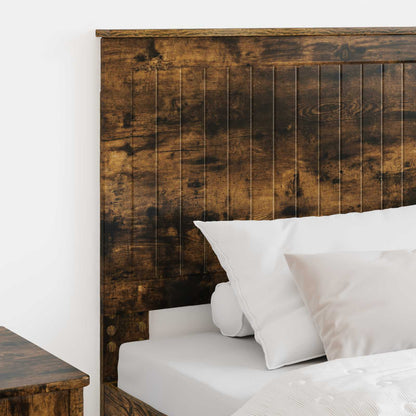 vidaXL Headboard with Headboard Smoked Oak 80 cm Engineered wood