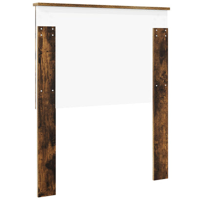 vidaXL Headboard with Headboard Smoked Oak 80 cm Engineered wood