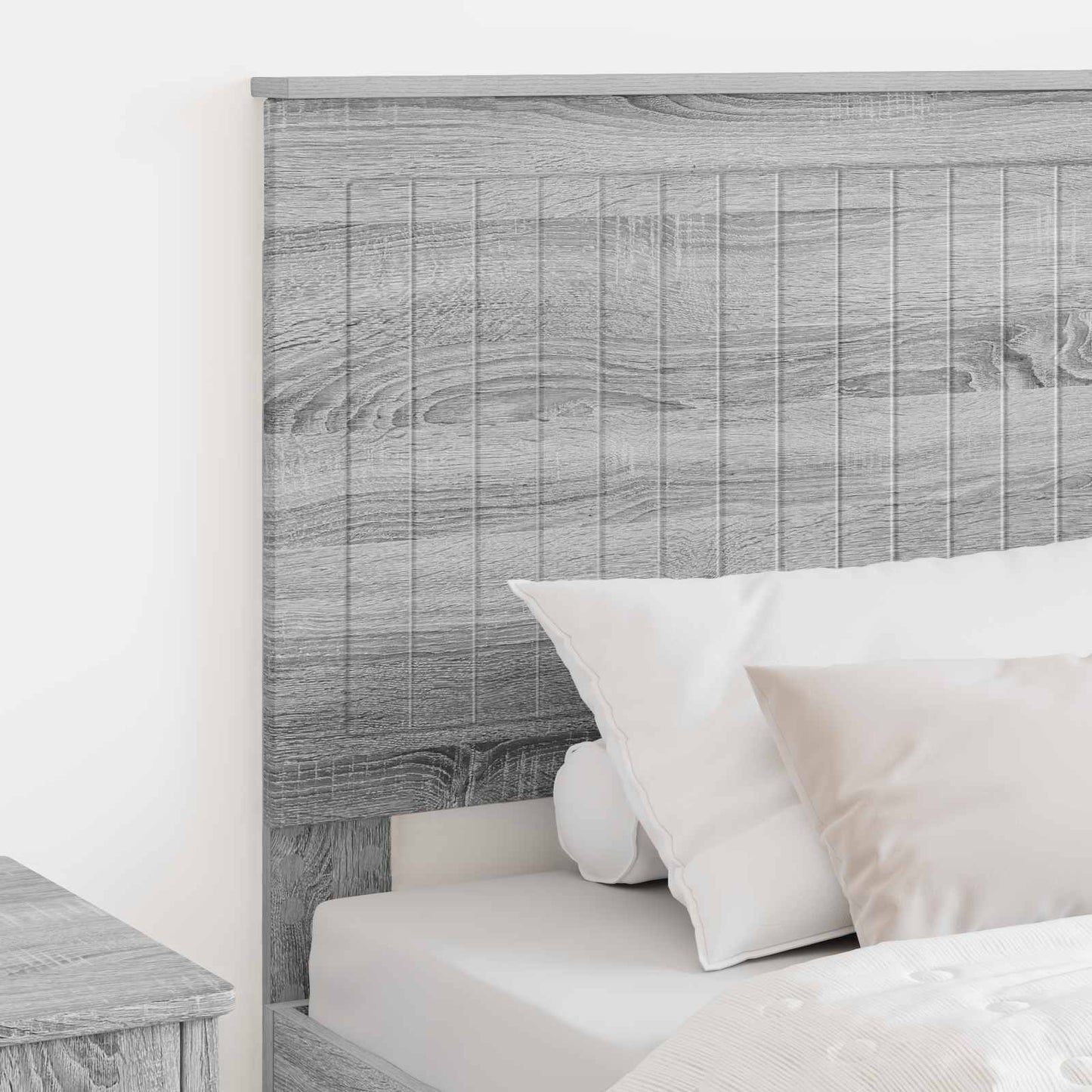 vidaXL Headboard with Headboard Grey Sonoma 80 cm Engineered wood