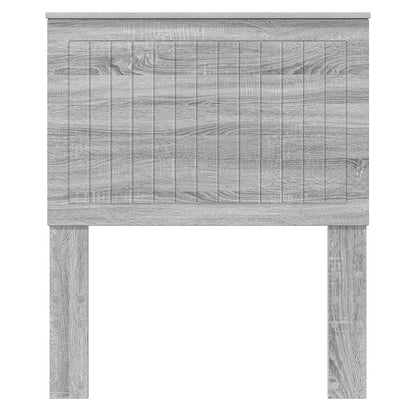 vidaXL Headboard with Headboard Grey Sonoma 80 cm Engineered wood