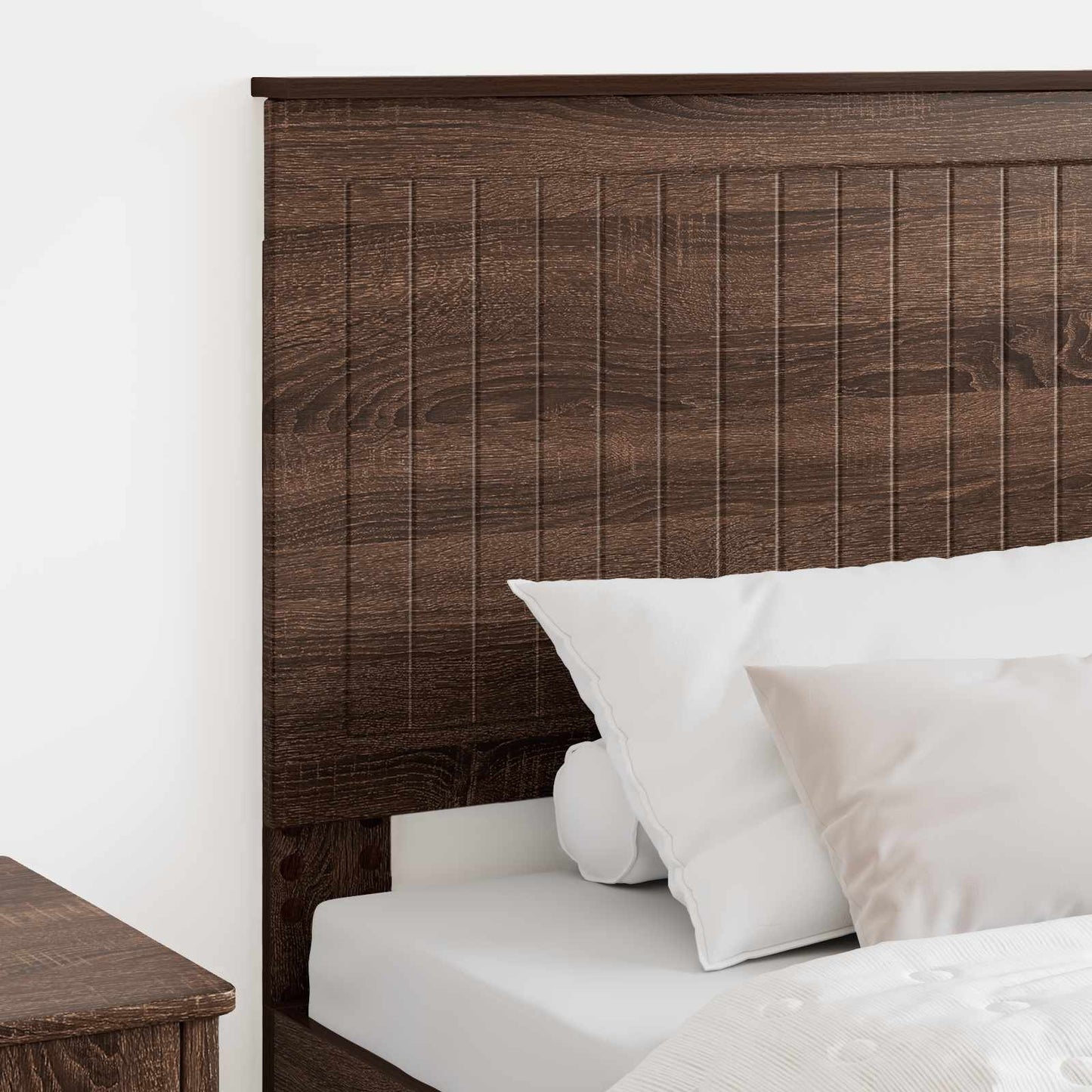vidaXL Headboard with Headboard Brown Oak 80 cm Engineered wood