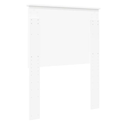 vidaXL Headboard with Headboard White 75 cm Engineered wood
