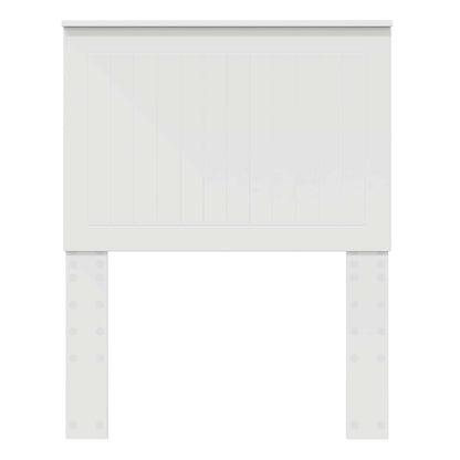 vidaXL Headboard with Headboard White 75 cm Engineered wood