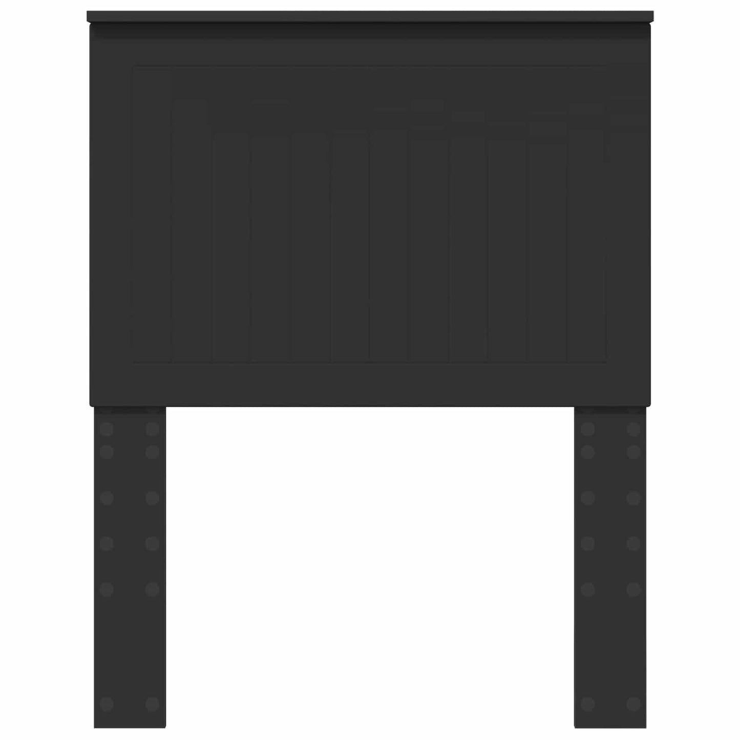vidaXL Headboard with Headboard Black Oak 75 cm Engineered wood