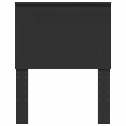 vidaXL Headboard with Headboard Black Oak 75 cm Engineered wood