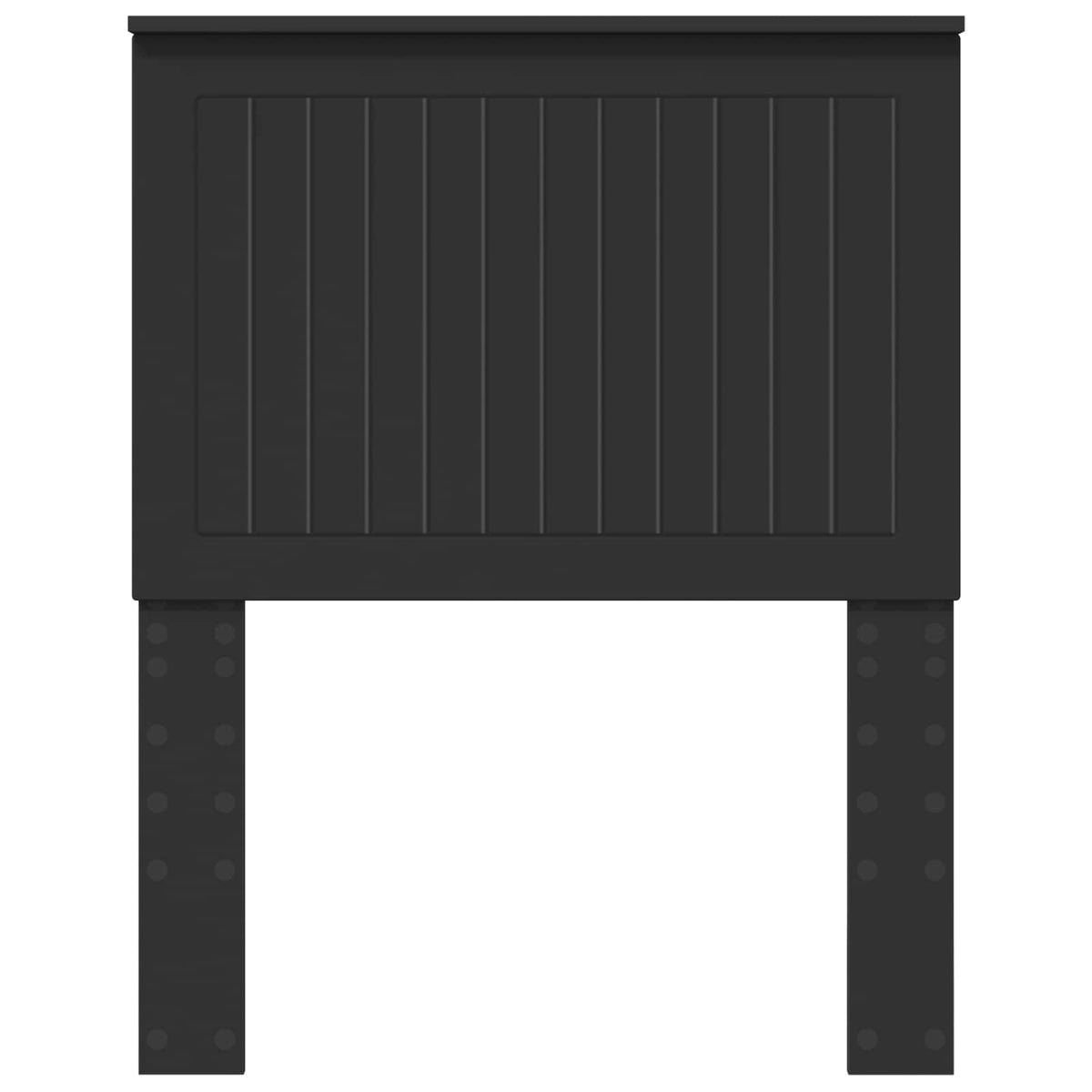 vidaXL Headboard Black Engineered wood