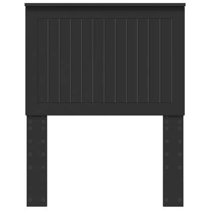 vidaXL Headboard Black Engineered wood
