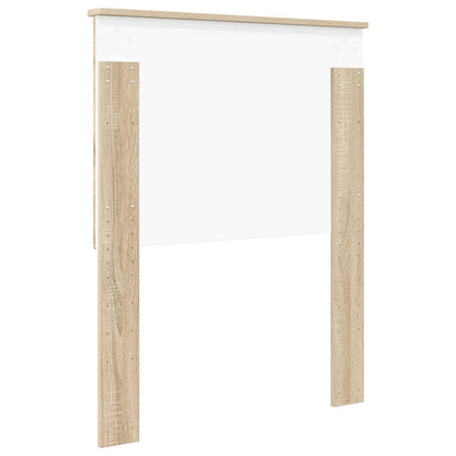 vidaXL Headboard with Headboard Sonoma Oak 75 cm Engineered wood