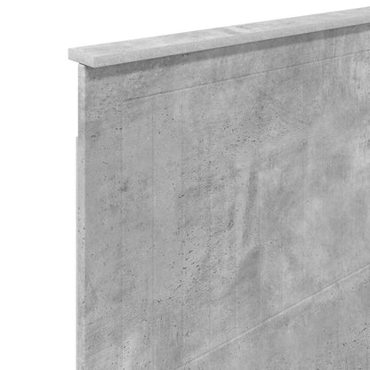 vidaXL Headboard with Headboard Concrete Grey 75 cm Engineered wood