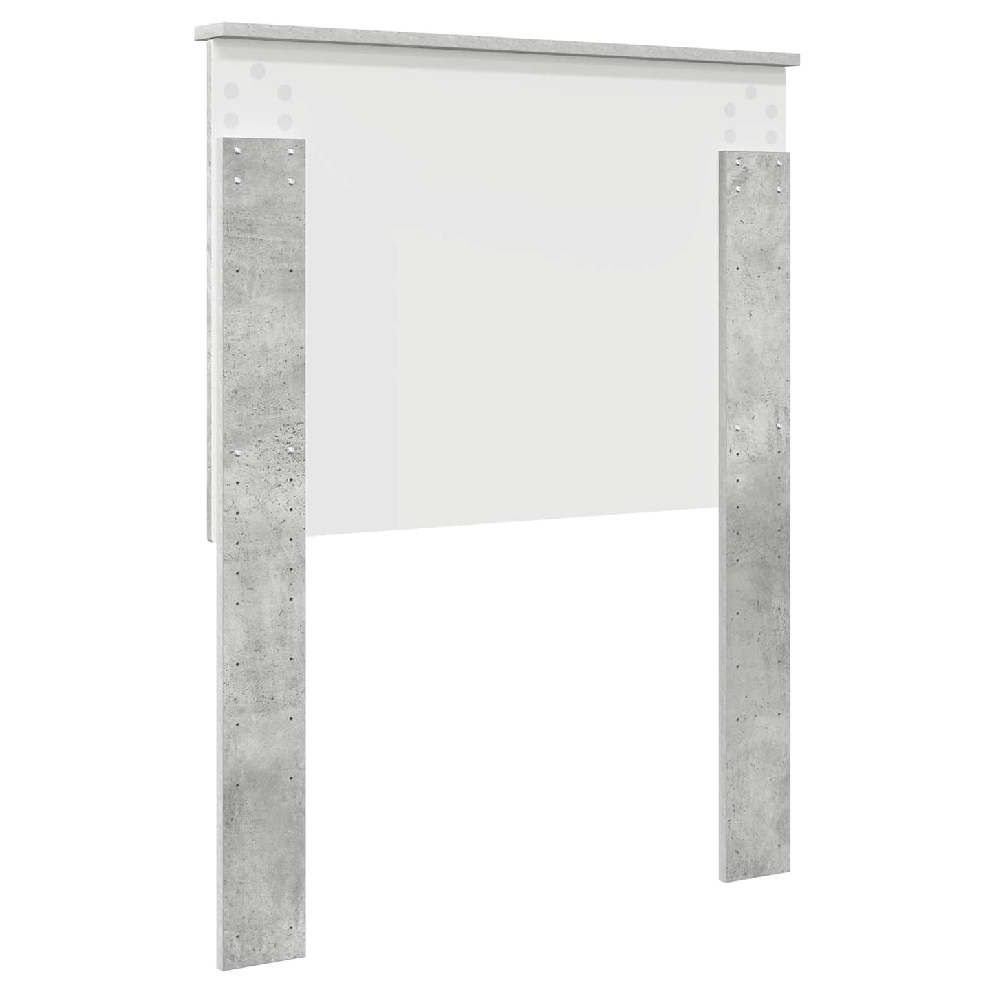 vidaXL Headboard with Headboard Concrete Grey 75 cm Engineered wood