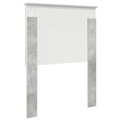 vidaXL Headboard with Headboard Concrete Grey 75 cm Engineered wood
