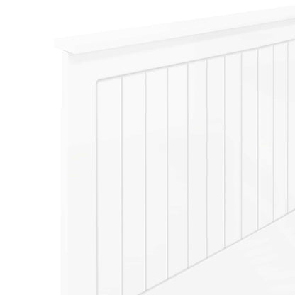 vidaXL Headboard with Headboard Gloss White 75 cm Engineered wood