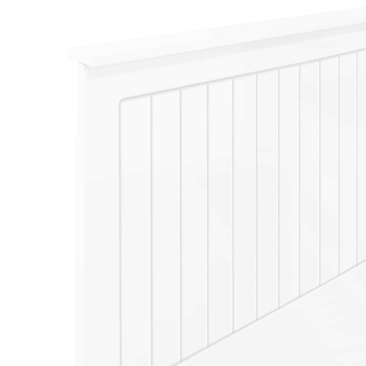vidaXL Headboard Gloss White Engineered wood