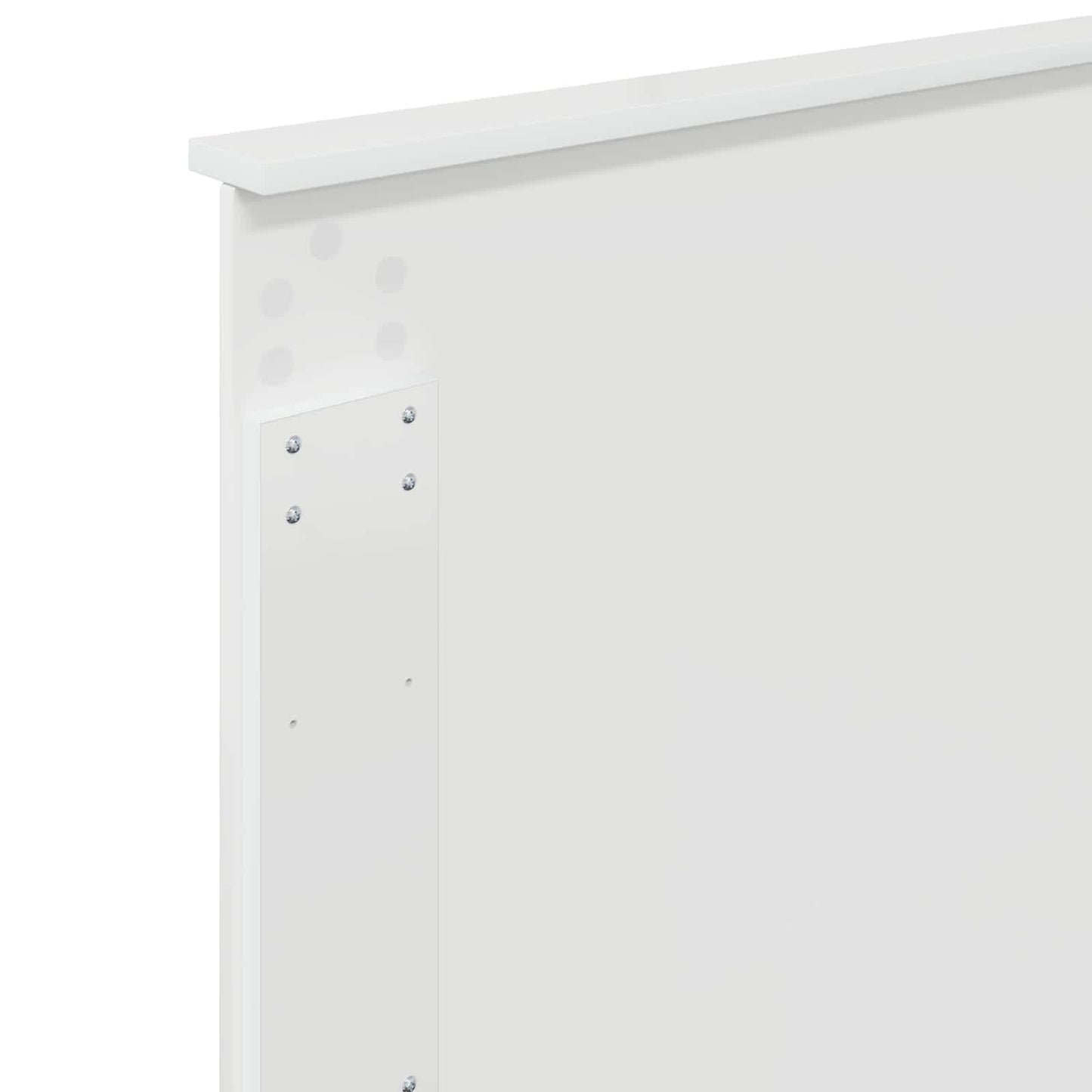 vidaXL Headboard with Headboard Gloss White 75 cm Engineered wood