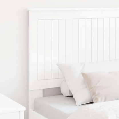 vidaXL Headboard with Headboard Gloss White 75 cm Engineered wood