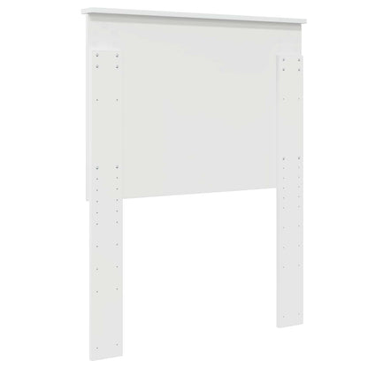 vidaXL Headboard with Headboard Gloss White 75 cm Engineered wood