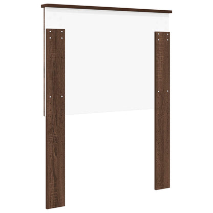 vidaXL Headboard with Headboard Brown Oak 75 cm Engineered wood