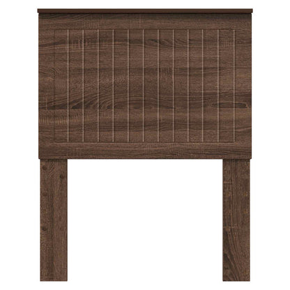 vidaXL Headboard with Headboard Brown Oak 75 cm Engineered wood