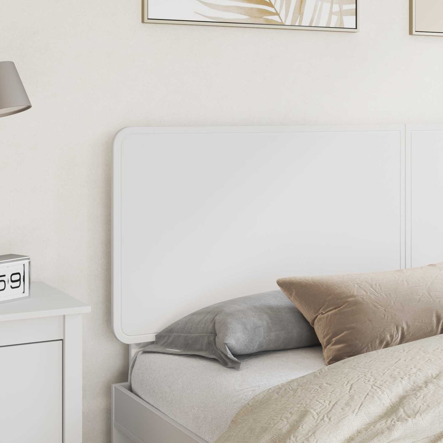 vidaXL Headboard White Engineered wood