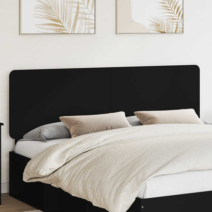 vidaXL Headboard Black Oak Engineered wood