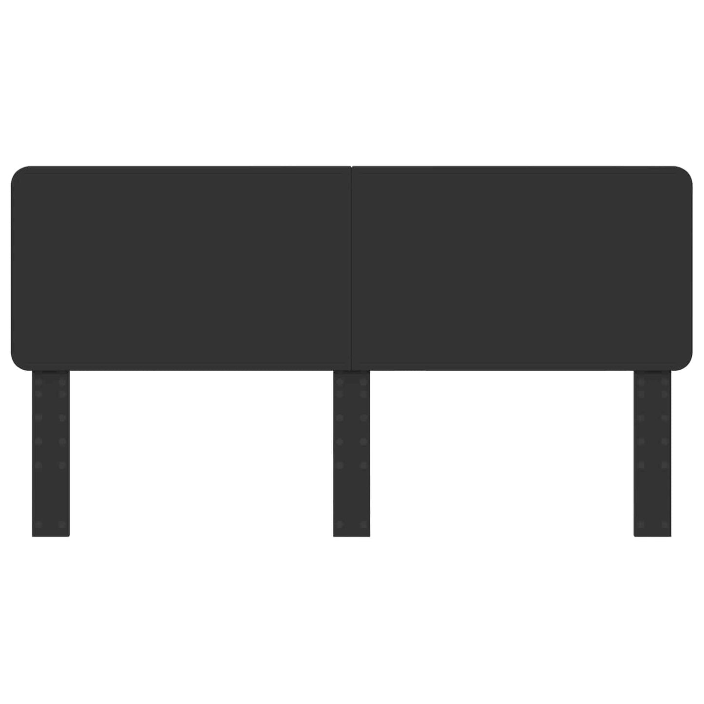 vidaXL Headboard Black Oak Engineered wood