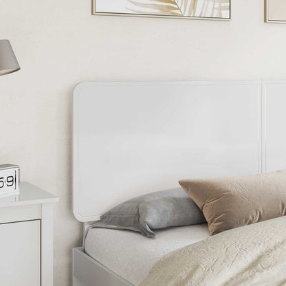 vidaXL Headboard Gloss White Engineered wood
