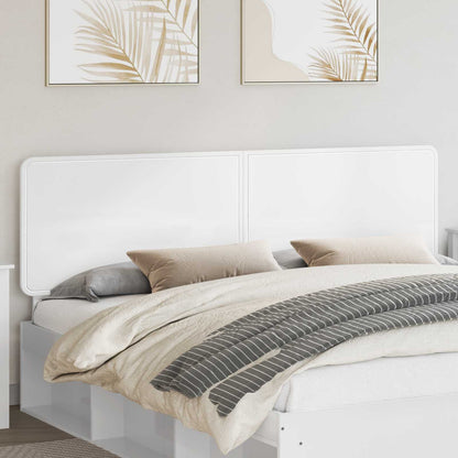 vidaXL Headboard High Gloss White Engineered wood