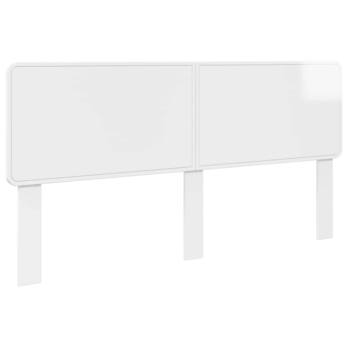 vidaXL Headboard High Gloss White Engineered wood