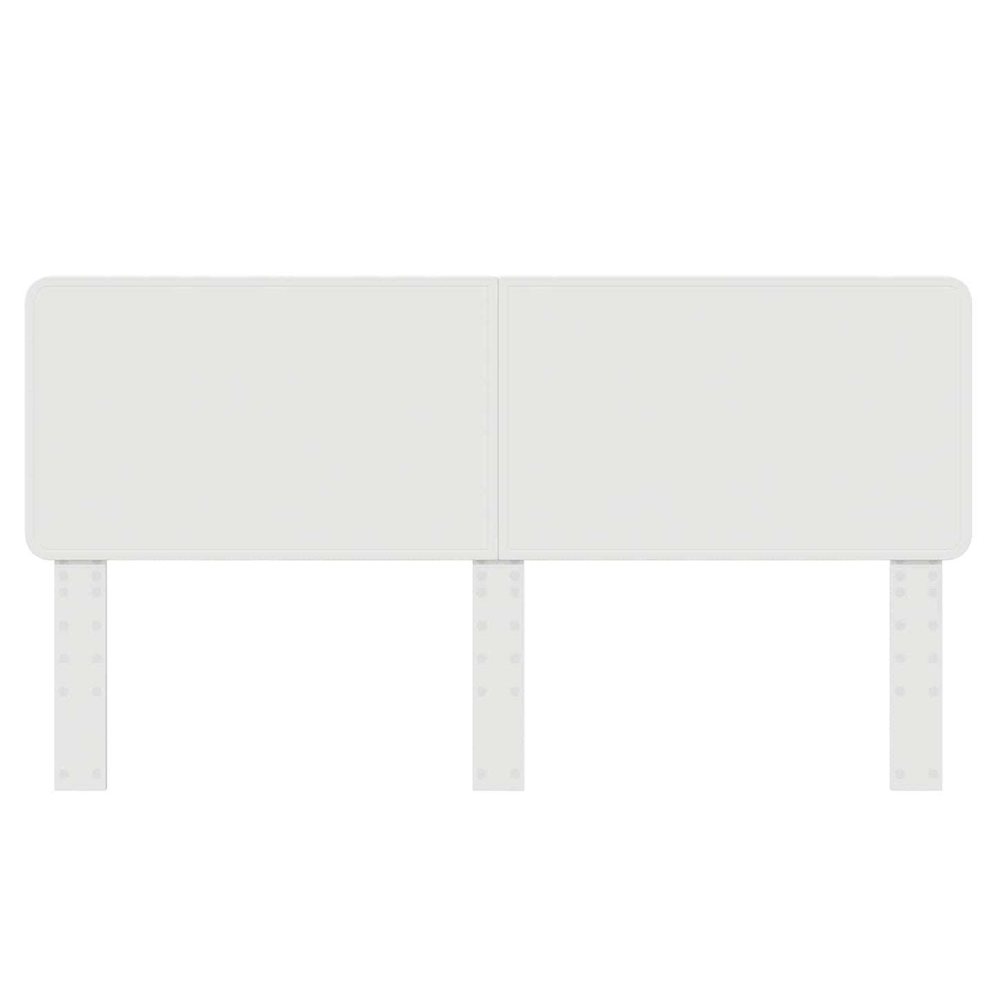 vidaXL Headboard Gloss White Engineered wood